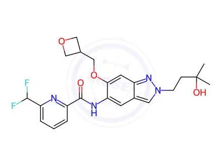 Chemical structure of Zabedosertib Impurity 238