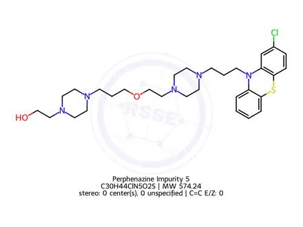Chemical structure of Perphenazine Impurity 27