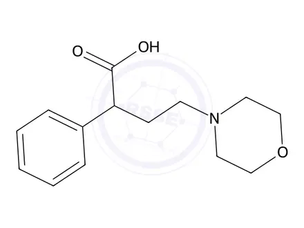Chemical structure of 4-Morpholino-2-phenylbutanoic acid
