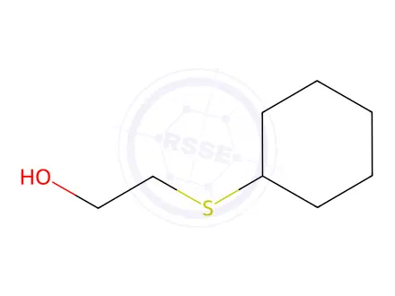 Chemical structure of 2-Hydroxyethylcyclohexyl sulfide