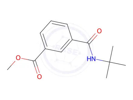 Chemical structure of Methyl 3-(tert-butylcarbamoyl)benzoate