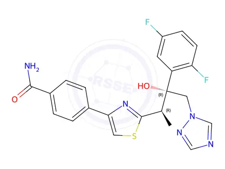 Chemical structure of Isavuconazole Impurity 41