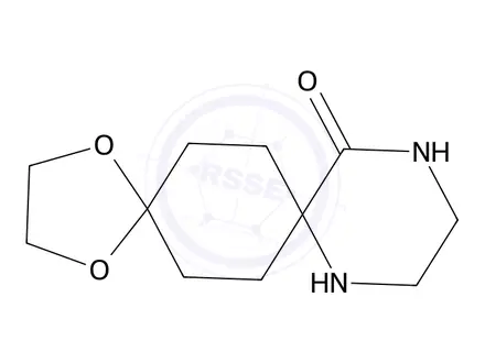 Chemical structure of 1,4-Dioxa-9,12-diazadispiro[4.2.5.2]pentadecan-13-one