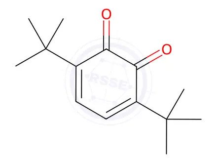 Chemical structure of 3,6-Di-tert-butyl-o-benzoquinone