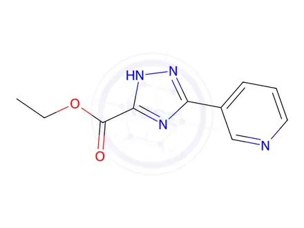 Chemical structure of Ethyl 5-(Pyridin-3-yl)-1H-1,2,4-triazole-3-carboxylate