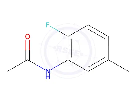 Chemical structure of N-(2-Fluoro-5-methylphenyl)acetamide