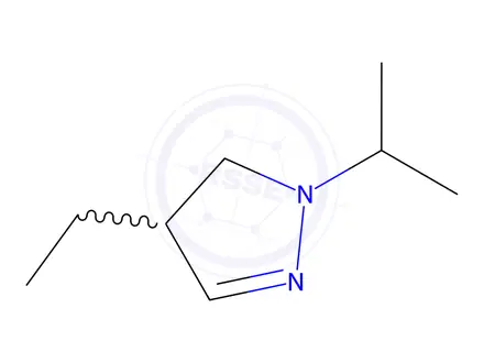 Chemical structure of 4-Ethyl-1-isopropyl-2-pyrazoline