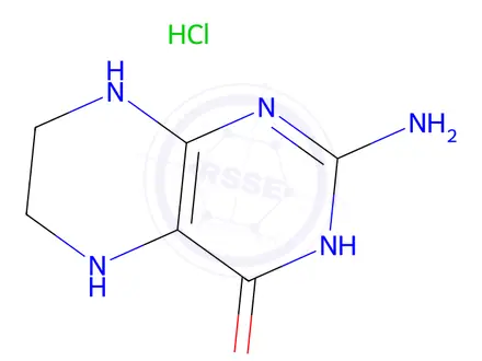Chemical structure of 5,6,7,8-Tetrahydropterin Hydrochloride