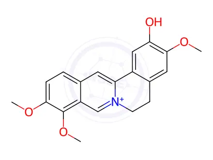Chemical structure of Columbamine