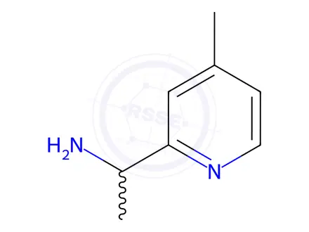 Chemical structure of 1-(4-Methylpyridin-2-yl)ethanamine Dihydrochloride