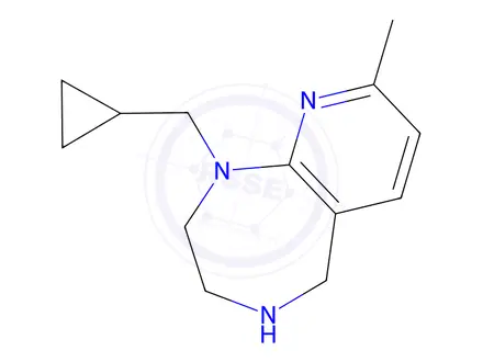 Chemical structure of 1-(Cyclopropylmethyl)-8-Methyl-2,3,4,5-Tetrahydro-1H-Pyrido[2,3-E][1,4]Diazepine
