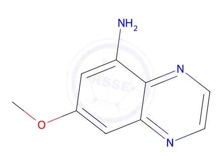 Chemical structure of 7-Methoxyquinoxalin-5-amine