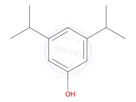 Chemical structure of 3,5-Diisopropylphenol