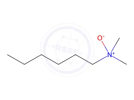 Chemical structure of N,N-DIMETHYLHEXYLAMINE-N-OXIDE
