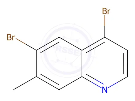 Chemical structure of 4,6-Dibromo-7-methylquinoline