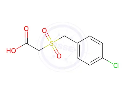 Chemical structure of [(4-Chlorobenzyl)sulfonyl]acetic acid
