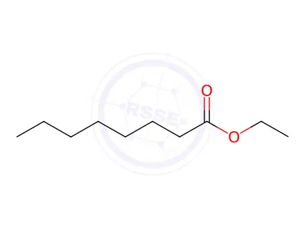 Chemical structure of Ethyl octanoate Solution in Acetone