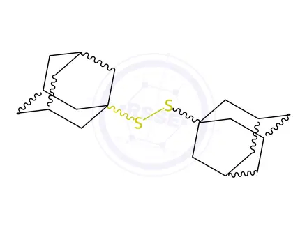 Chemical structure of DI(1-ADAMANTYL) DISULFIDE