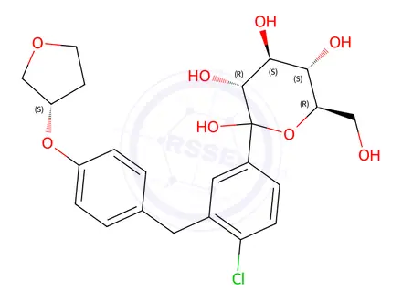 Chemical structure of Empagliflozin Impurity 87