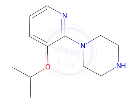 Chemical structure of 1-(3-isopropoxypyridin-2-yl)piperazine