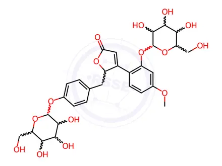Chemical structure of Pueroside B