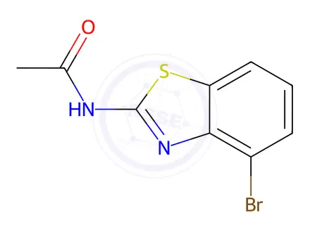 Chemical structure of N-(4-Bromobenzo[d]thiazol-2-yl)acetamide