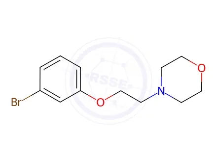 Chemical structure of 4-[2-(3-Bromophenoxy)ethyl]morpholine