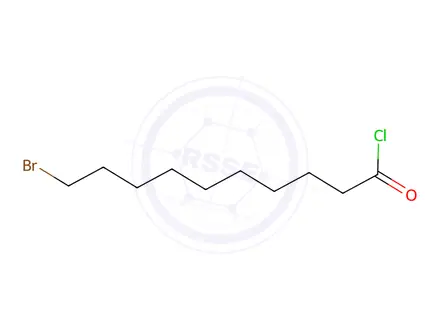 Chemical structure of 10-Bromodecanoyl chloride