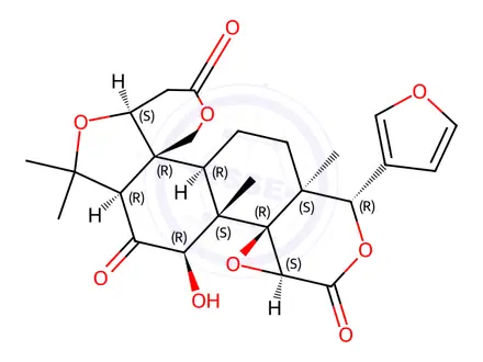 Chemical structure of RUTAEVIN