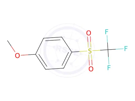 Chemical structure of 1-Methoxy-4-[(trifluoromethyl)sulfonyl]benzene