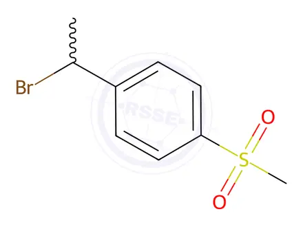 Chemical structure of 1-(1-Bromoethyl)-4-methanesulfonylbenzene