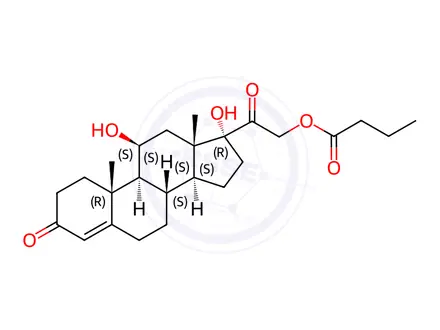 Chemical structure of Hydrocortisone 21-Butyrate