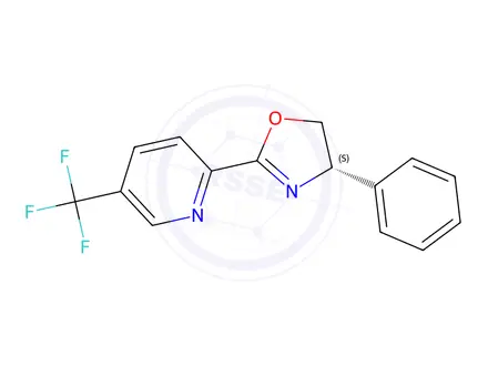 Chemical structure of (S)-5-CF3-Pyox-Ph