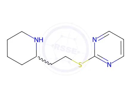 Chemical structure of 2-((2-(Piperidin-2-yl)ethyl)thio)pyrimidine