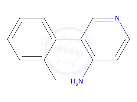 Chemical structure of 3-o-tolylpyridin-4-aMine