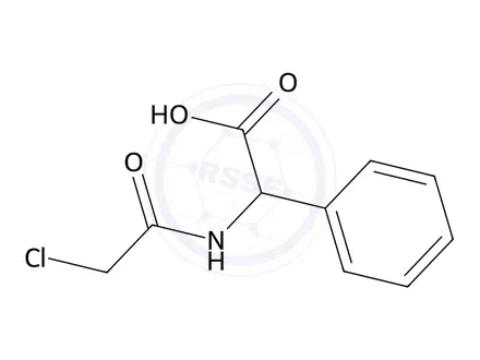 Chemical structure of 2-(2-Chloroacetamido)-2-phenylacetic acid