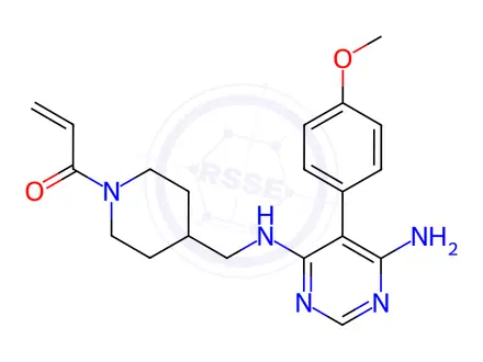 Chemical structure of Evobrutinib Impurity 41