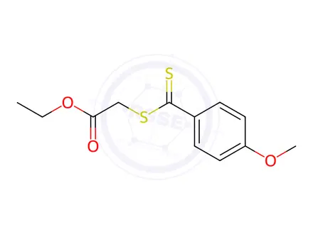 Chemical structure of Ethyl 2-((4-methoxyphenylcarbonothioyl)thio)acetate