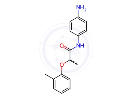 Chemical structure of N-(4-Aminophenyl)-2-(2-methylphenoxy)propanamide
