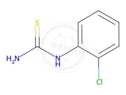 Chemical structure of 1-(2-Chlorophenyl)-2-Thiourea