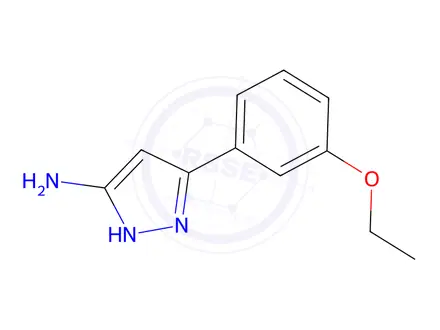 Chemical structure of 3-(3-Ethoxyphenyl)-1h-pyrazol-5-amine Hydrochloride