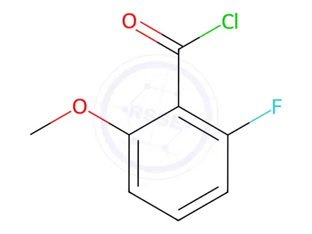 Chemical structure of 2-Fluoro-6-methoxybenzoyl chloride