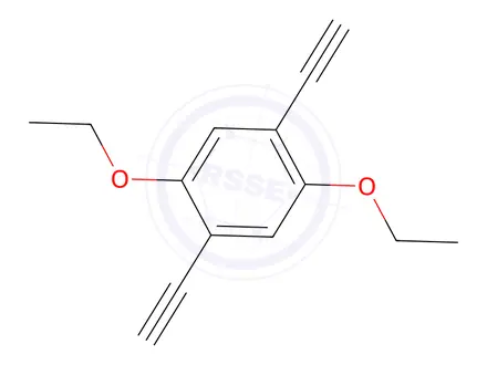 Chemical structure of 1,4-Diethoxy-2,5-diethynylbenzene