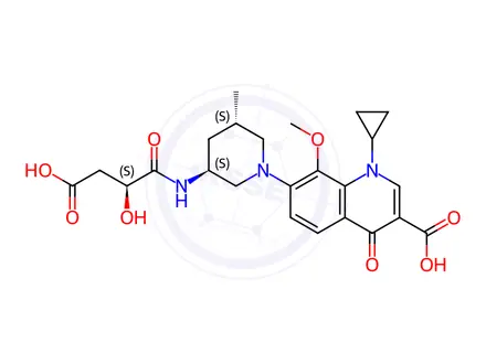 Chemical structure of Nemonoxacin Impurity 126