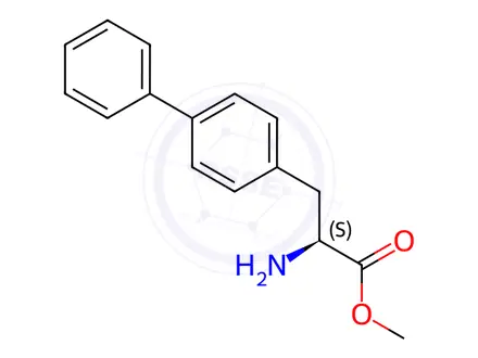 Chemical structure of (S)-Methyl 3-([1,1'-biphenyl]-4-yl)-2-aminopropanoate