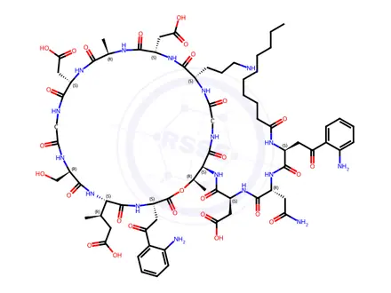 Chemical structure of Daptomycin Impurity 67