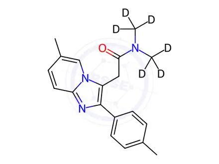 Chemical structure of Zolpidem D6