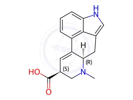 Chemical structure of Methylergometrine Impurity B
