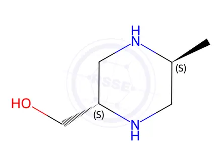 Chemical structure of ((2S,5S)-5-methylpiperazin-2-yl)methanol