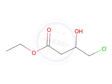 Chemical structure of ethyl 4-chloro-3-hydroxybutanoate